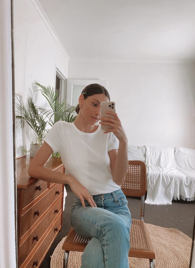 White Tshirt & Blue Jeans Styled For Every Season