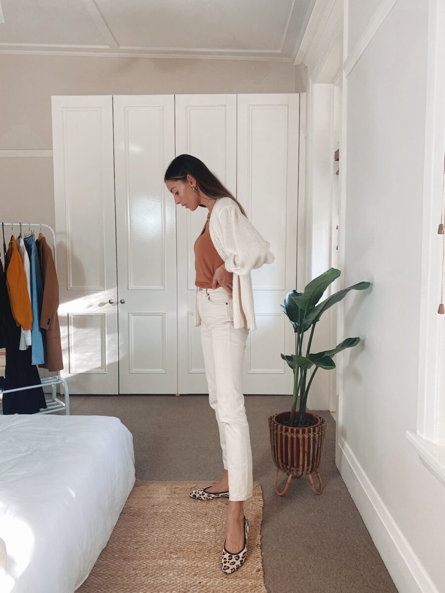 Spring Outfits - White Jeans