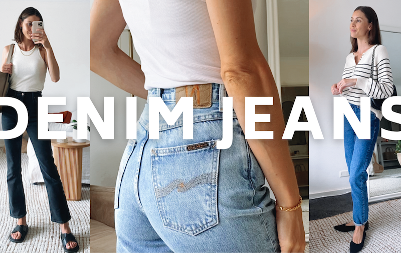 How I Style Denim Jeans | 9 Outfits ft. Nudie Jeans Co